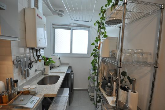 Área de Serviço de apartamento à venda com 2 quartos, 64m² em Carandiru, São Paulo