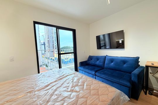 Studio de kitnet/studio para alugar com 1 quarto, 26m² em Santo Amaro, São Paulo