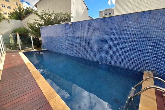 Área comum - Piscina de apartamento para alugar com 2 quartos, 159m² em Buritis, Belo Horizonte