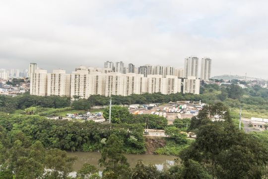 Vista da Varanda de apartamento à venda com 2 quartos, 74m² em Alphaville Empresarial, Barueri