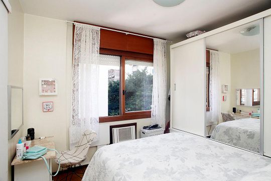 Quarto Suíte de apartamento à venda com 1 quarto, 46m² em Centro Histórico, Porto Alegre