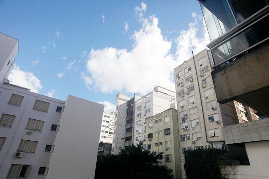 Quarto Suíte Vista de apartamento à venda com 1 quarto, 46m² em Centro Histórico, Porto Alegre