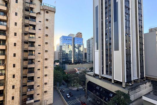 Área de Serviço - Vista de apartamento à venda com 3 quartos, 74m² em Lourdes, Belo Horizonte