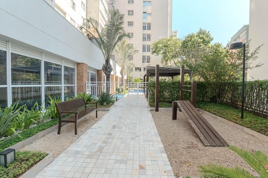 Área comum - Playground de apartamento para alugar com 2 quartos, 59m² em Consolação, São Paulo