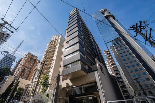 Fachada de apartamento para alugar com 1 quarto, 50m² em Cerqueira César, São Paulo