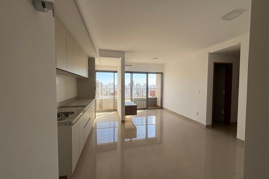 Sala de apartamento à venda com 2 quartos, 66m² em Setor Pedro Ludovico, Goiânia