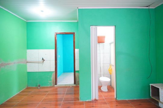 Sala/Cozinha de kitnet/studio para alugar com 1 quarto, 40m² em Ipiranga, Sapucaia do Sul
