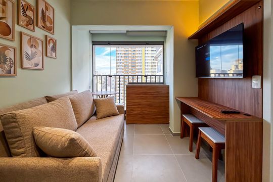 Apartamento para alugar com 1 quarto, 27m² em Pinheiros, São Paulo