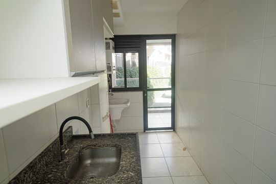 Cozinha de apartamento à venda com 2 quartos, 54m² em Campo Grande, Rio de Janeiro