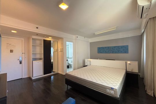 Studio de kitnet/studio para alugar com 1 quarto, 31m² em Indianópolis, São Paulo