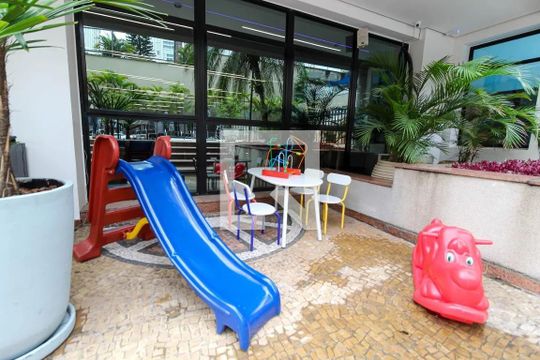 Área comum de kitnet/studio para alugar com 1 quarto, 31m² em Indianópolis, São Paulo