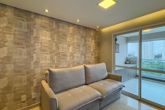 Sala de apartamento à venda com 2 quartos, 92m² em Jardim Dom Bosco, São Paulo