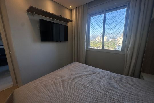 Quarto 1 de apartamento à venda com 2 quartos, 39m² em Santo Amaro, São Paulo