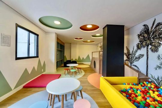Área comum - Brinquedoteca  de apartamento para alugar com 2 quartos, 39m² em Vila Paulista, São Paulo