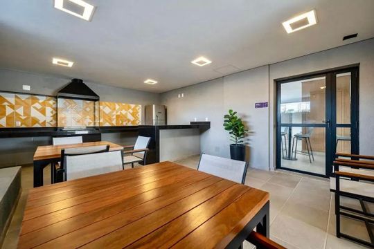 Área comum - Churrasqueira de apartamento para alugar com 2 quartos, 39m² em Vila Paulista, São Paulo