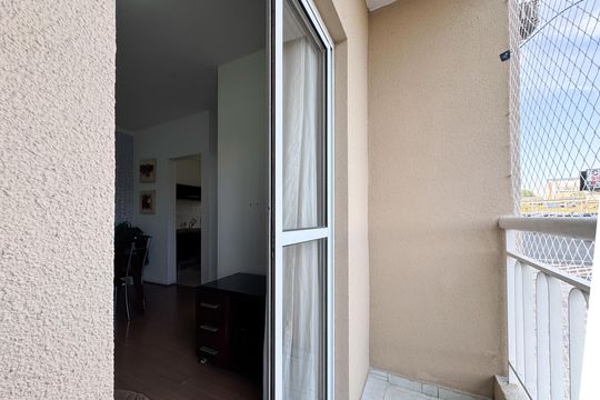 Sacada de apartamento à venda com 1 quarto, 40m² em Vila Goncalves, São Bernardo do Campo