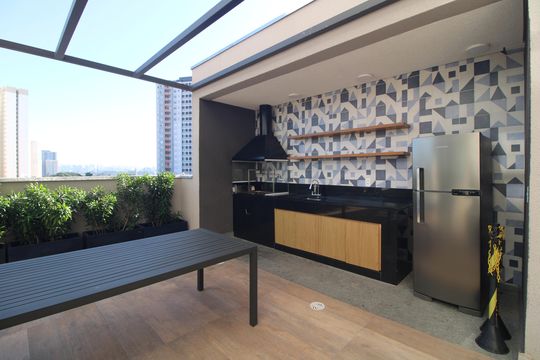 Área comum - Churrasqueira de apartamento à venda com 2 quartos, 42m² em Socorro, São Paulo