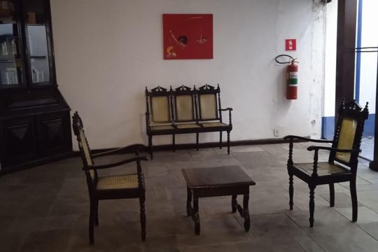 Área externa de kitnet/studio para alugar com 1 quarto, 24m² em República, São Paulo