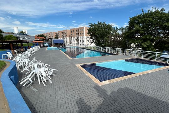 Área comum de apartamento para alugar com 1 quarto, 45m² em Pavuna, Nilópolis