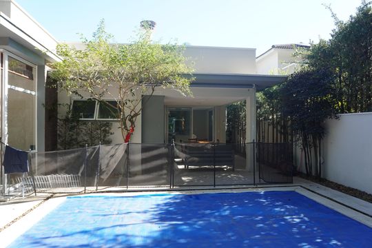 Piscina de casa de condomínio à venda com 4 quartos, 390m² em Residencial Seis (alphaville), Santana de Parnaíba