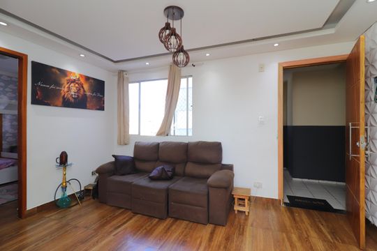 Sala de apartamento à venda com 2 quartos, 75m² em Conjunto Residencial José Bonifácio, São Paulo