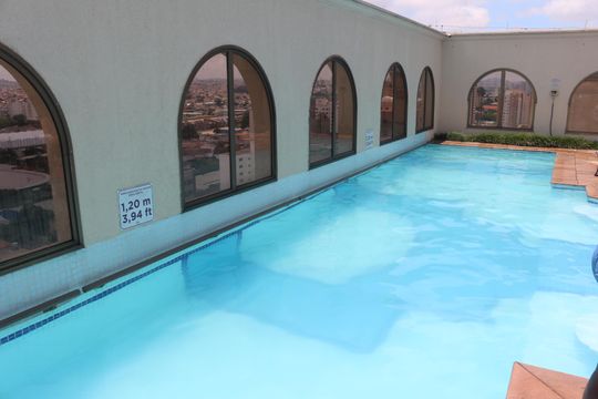 Área comum - Piscina de apartamento à venda com 1 quarto, 37m² em Santa Paula, São Caetano do Sul