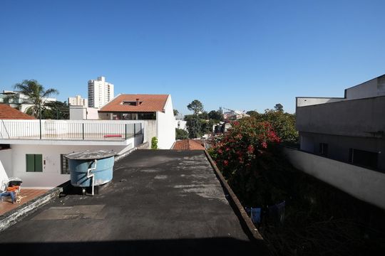 Vista da suíte de casa para alugar com 3 quartos, 163m² em Vila Alice, Santo André