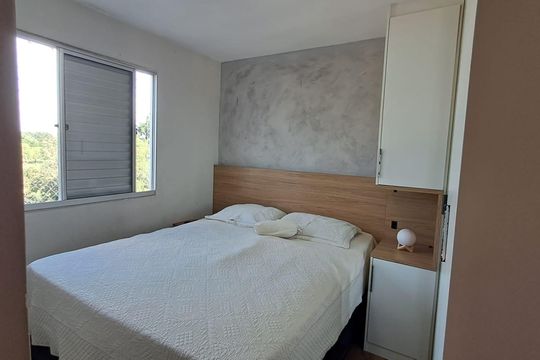 Quarto de apartamento à venda com 2 quartos, 43m² em Parque das Cachoeiras, Campinas