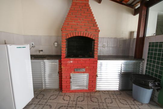 Área comum - Churrasqueira de apartamento para alugar com 2 quartos, 84m² em Aviação, Praia Grande