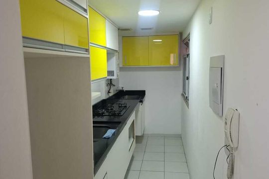 Cozinha de apartamento para alugar com 2 quartos, 60m² em Pechincha, Rio de Janeiro