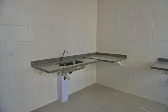 Cozinha de apartamento para alugar com 2 quartos, 48m² em Palmeiras, Belo Horizonte