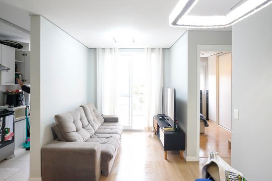 Sala de apartamento à venda com 2 quartos, 50m² em Rudge Ramos, São Bernardo do Campo