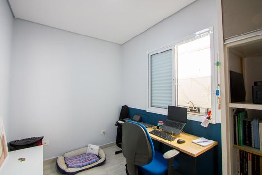 Quarto 2 de apartamento para alugar com 3 quartos, 85m² em Campestre, Santo André
