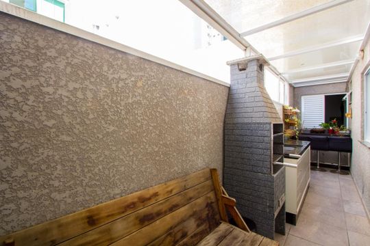 Espaço gourmet de apartamento para alugar com 3 quartos, 85m² em Campestre, Santo André
