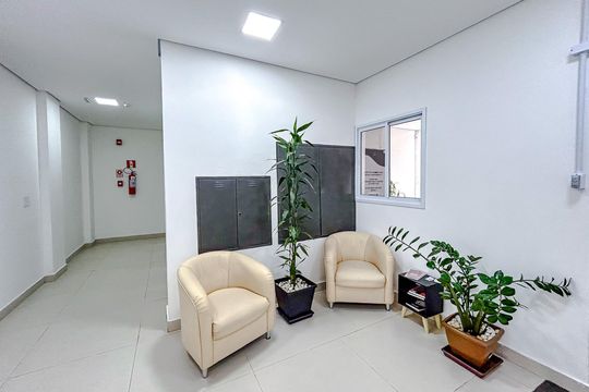 Hall social de apartamento para alugar com 2 quartos, 51m² em Vila Nova Manchester, São Paulo