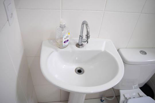 Banheiro de apartamento à venda com 2 quartos, 42m² em Chácara Califórnia, São Paulo