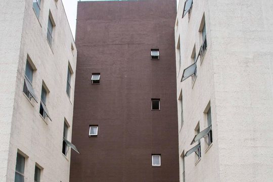 Fachada do bloco de apartamento à venda com 2 quartos, 48m² em Conceição, Diadema