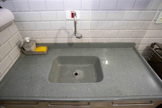 Cozinha de apartamento à venda com 2 quartos, 48m² em Conceição, Diadema