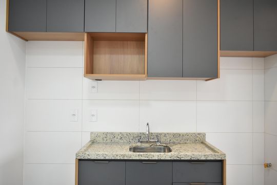Cozinha de apartamento para alugar com 2 quartos, 54m² em São Judas, São Paulo