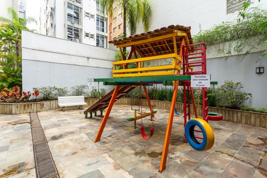 Área comum - Playground de apartamento à venda com 3 quartos, 160m² em Lourdes, Belo Horizonte