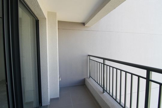 Varanda da Sala de apartamento à venda com 1 quarto, 28m² em Butantã, São Paulo