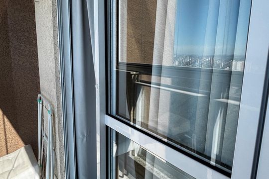 Sala - Sala de Jantar Varanda de apartamento à venda com 2 quartos, 66m² em Parque Sao Vicente, Santo André