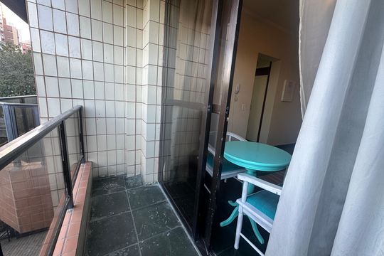 Varanda da Sala de apartamento para alugar com 1 quarto, 47m² em Itararé, São Vicente