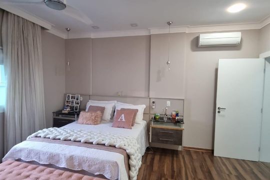 Quarto de casa de condomínio para alugar com 4 quartos, 400m² em Jardim Green Park Residence, Hortolândia