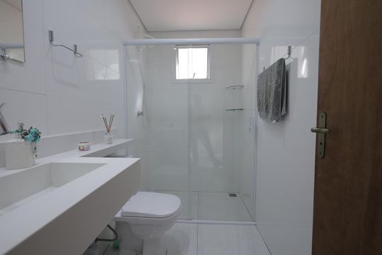 Banheiro Cobertura de casa à venda com 3 quartos, 354m² em Vila Curuçá, Santo André