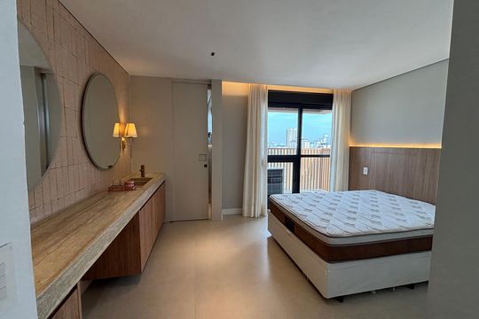 Suíte  de apartamento para alugar com 1 quarto, 79m² em Vila Clementino, São Paulo