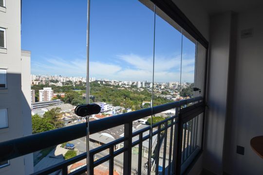 VISTA DA SALA de apartamento para alugar com 1 quarto, 35m² em Instituto de Previdencia, São Paulo