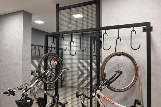 Bicicletario de kitnet/studio para alugar com 1 quarto, 24m² em Pinheiros, São Paulo