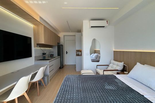 Studio de kitnet/studio para alugar com 1 quarto, 24m² em Pinheiros, São Paulo