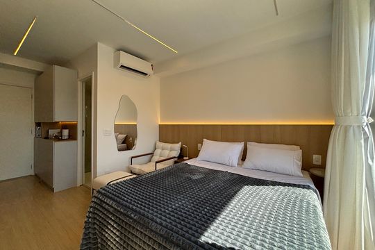 Studio de kitnet/studio para alugar com 1 quarto, 24m² em Pinheiros, São Paulo